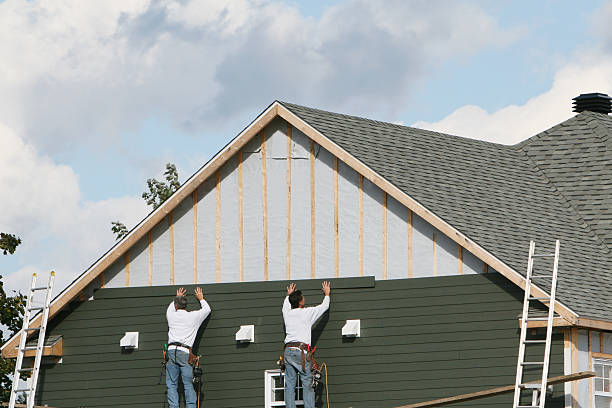 Professional Siding Replacement technician working in Gibsonville, NC